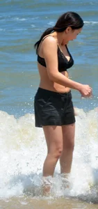 Asian beach and bikini girls
