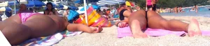 Milf in thong bikinis