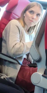 Hot sexy girl on train 2