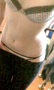 Nice home selfies in underwear in the mirror reflection