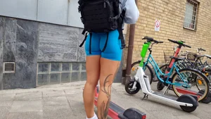 More of the girl in blue from my other post. She got a pretty amazing ass!