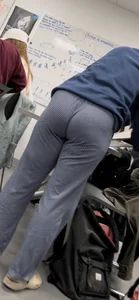 More Shots Of The Somewhat Jiggly College Girl In Loose Grey Sweats