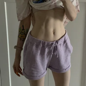 Girl Showing Off Her Fit Flat Stomach Selfie