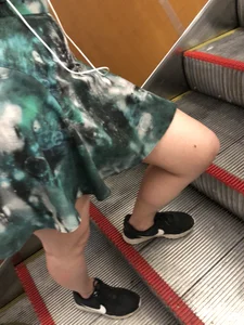 Teen in a Skirt - Cute Skinny Legs Creepshots