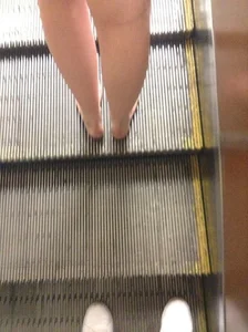 Skinny Legs and Bare Feet Subway
