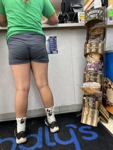 Petite Latina Milf Booty Shorts VPL