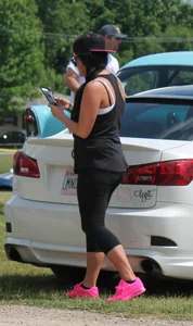 Candid girls in leggings and tights