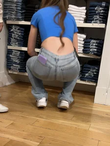 Redhead squatting and working part 19 (OC)