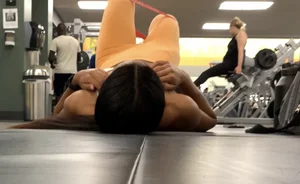 Black girls in the gym cumpilation