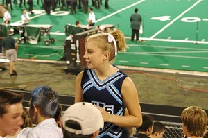Candid cheerleaders