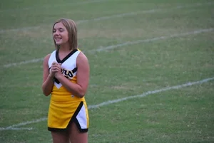 Candid cheerleaders