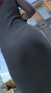 PAWG in a See-Through Dress