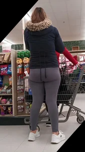 Thick Middle Eastern Ass In Grey Spandex [OC]
