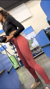Latina milf  at The (W)Mart +Skinny latina Braless