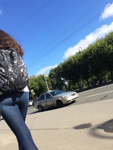 Legs and Ass in Tight Jeans Street Candid