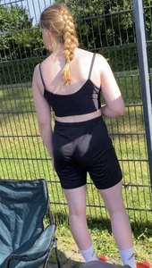 Sexy Teen in Tight Shorts Pt4  (New Series) One of My best Shots!