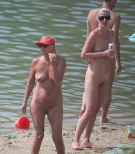 Nude beach and topless girls