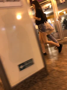 Girls in Shorts with Hot Skinny Legs Street Creepshots