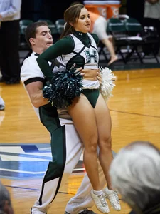Candid cheerleaders