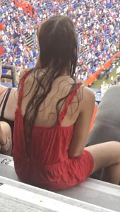College gal at football game VTL
