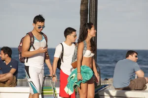 A bunch of hot bikini babes at Ft Lauderdale Florida