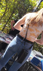 Slim girl has a nice tight ass