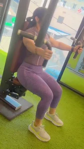 THICC Girl In Leggings Working Out
