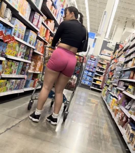 Amazing latina bubble butt pink Shorts(MEGA DROP)