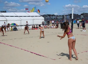 Weymouth beach volleyball girls  2019