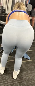 Blonde in Sports Bra at the Gym (Not OC)