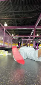 Gym ass in sweats & socks (close up)