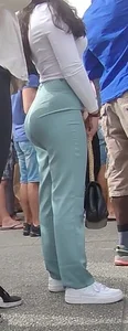Nice teen ass in pants (first post and pics)