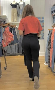 Redhead squatting and working part 12