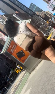 Dominican FAT ASS in brown could NOT resist