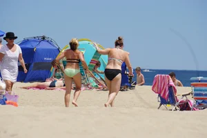 Beach and bikini girls