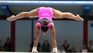Candid gymnasts