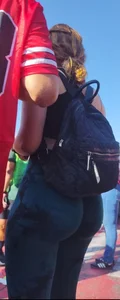 Blonde with a beautiful Colombian ass