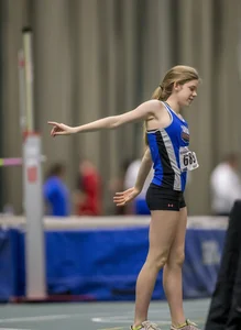 Canadian girls at an Alberta track and field tournament