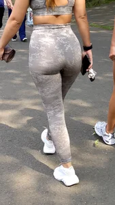 Fit PAWG & Friend Walk in The Park
