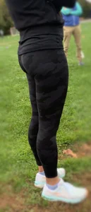 perfectly shaped milf booty in tight black camo lulus