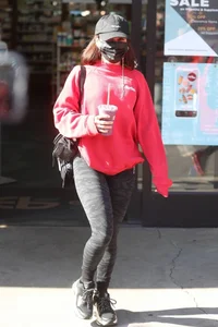 Vanessa Hudgens with GG Magree seen outside Earthbar in West Hollywood