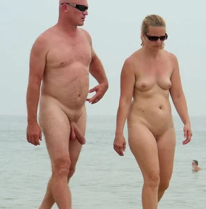 Nude beach and topless girls