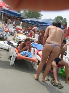 Candid beach and bikini babes