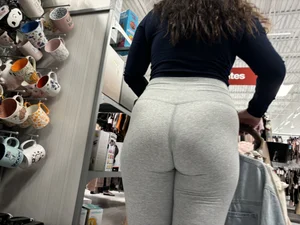 Oblivious big booty tight latina