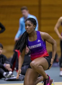 Canadian girls at an Alberta track and field tournament