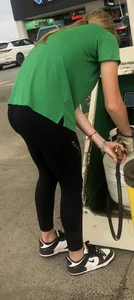 Cuties at the petro station