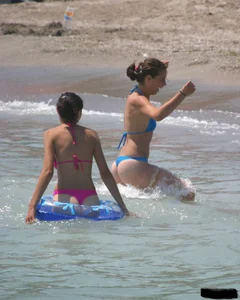 Sexy beach and bikini girls