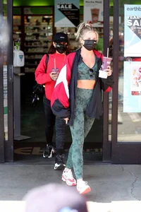 Vanessa Hudgens with GG Magree seen outside Earthbar in West Hollywood