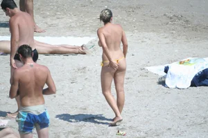 Continesti nude beach girls in Romania