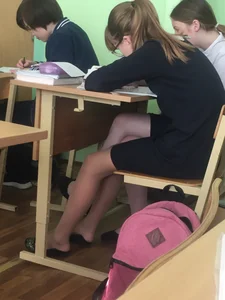 College candid teens